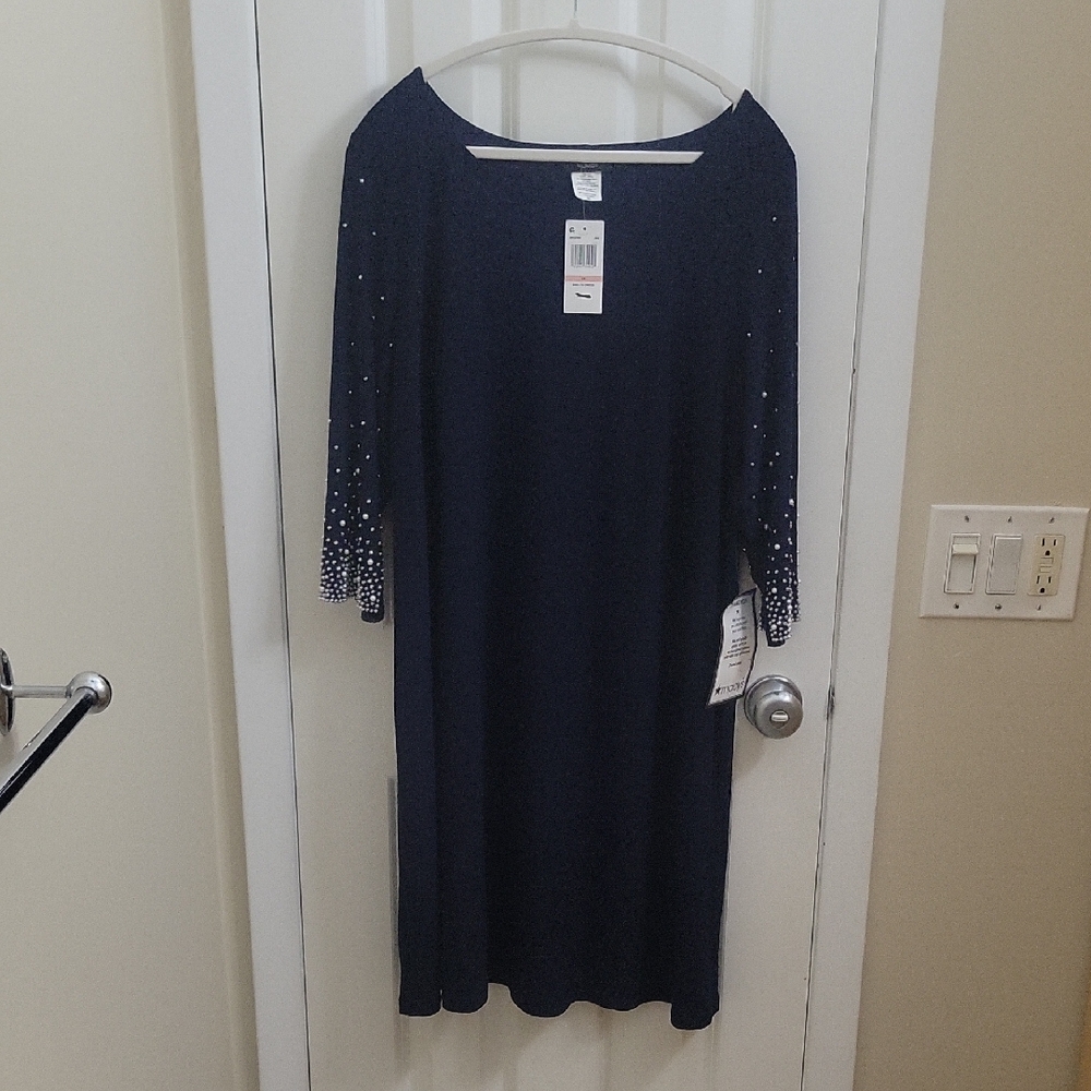Elegant Navy Blue Dress